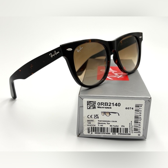 Ray-Ban Tortoise RB2140 Sunglasses Gradient tea lens 54mm - Picture 4 of 11